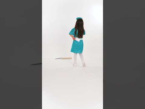 Déguisement infirmière vert fille