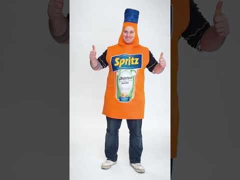 Déguisement bouteille apéro orange adulte