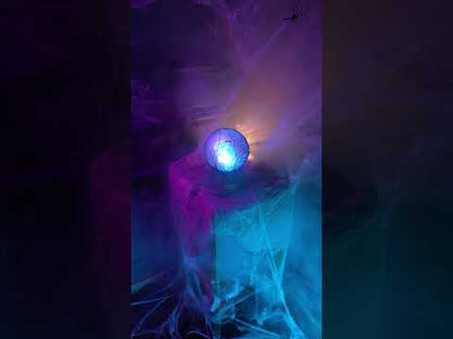 Boule de cristal lumineuse et sonore 19 x 13 cm