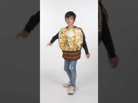 Déguisement confiserie dorée enfant