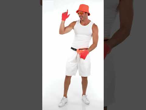 Bob orange fluo adulte