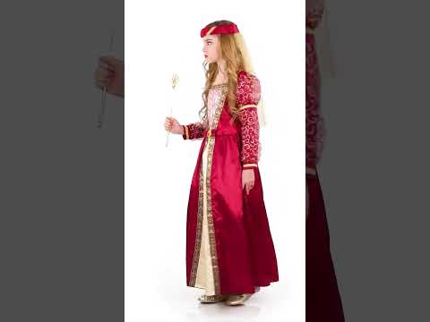 Déguisement princesse médiévale royale fille