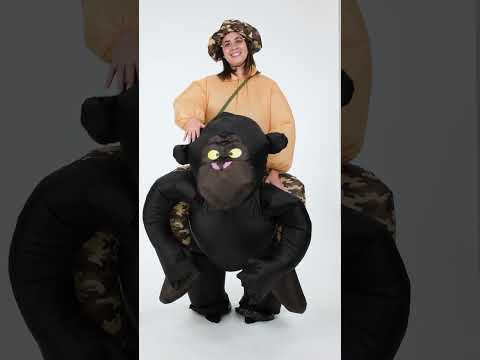 Déguisement singe gonflable adulte