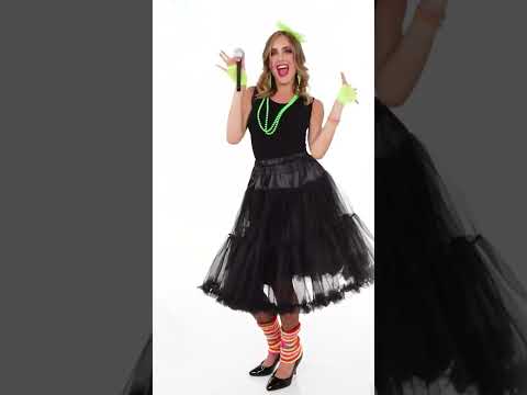 Jupon en tulle noir 65 cm