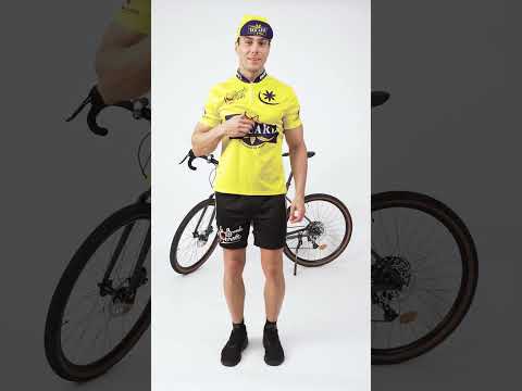 Déguisement cycliste jaune Tricard homme
