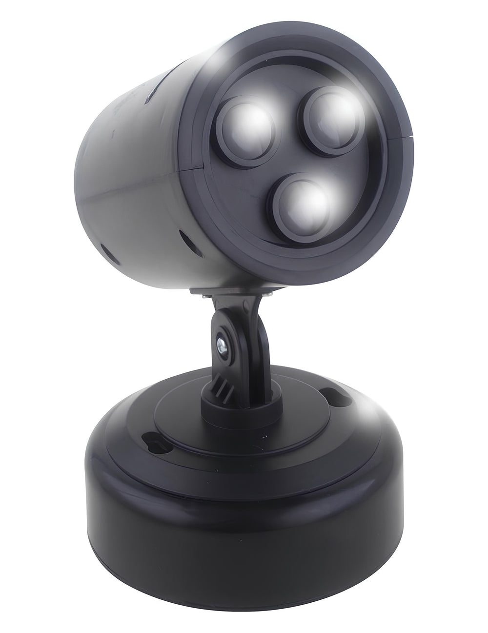 Vue de profil du projecteur de foudre avec son du tonnerre