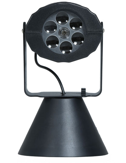 Vue de face du Projecteur led avec base Halloween pour fête