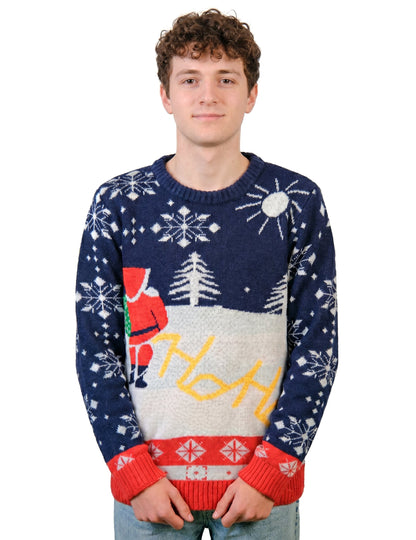 Pull de Noël avec Père Noël adulte
