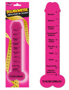 Règle humoristique fellatiomètre pour adulte rose