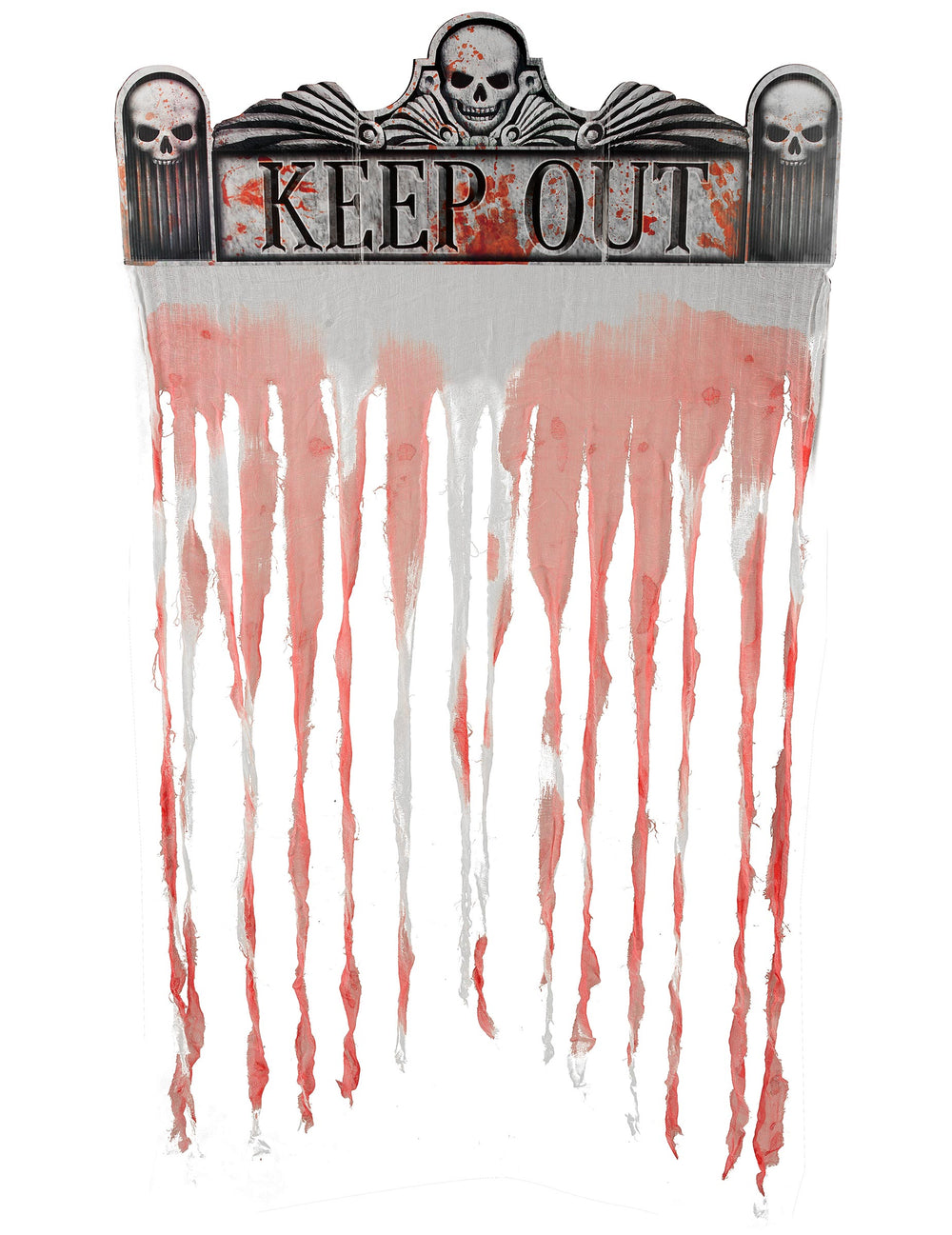 Vue d'ensemble du rideau de porte Halloween