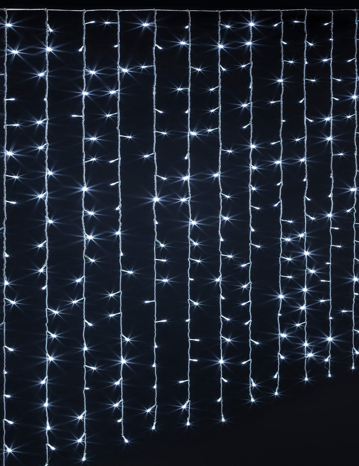 Rideau lumineux intérieur extérieur blanc froid