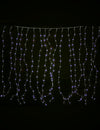 Rideau lumineux blanc froid pour décoration 90 led 8 modes