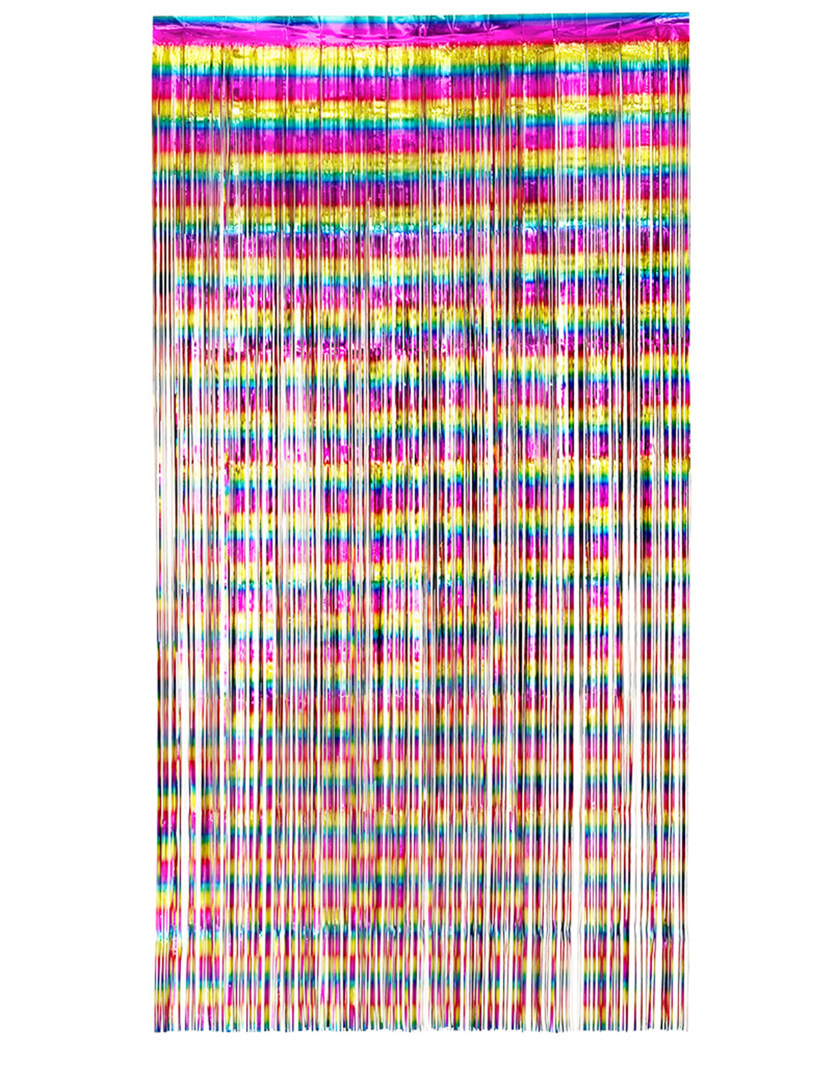 Rideau scintillant arc-en-ciel multicolore iridescent