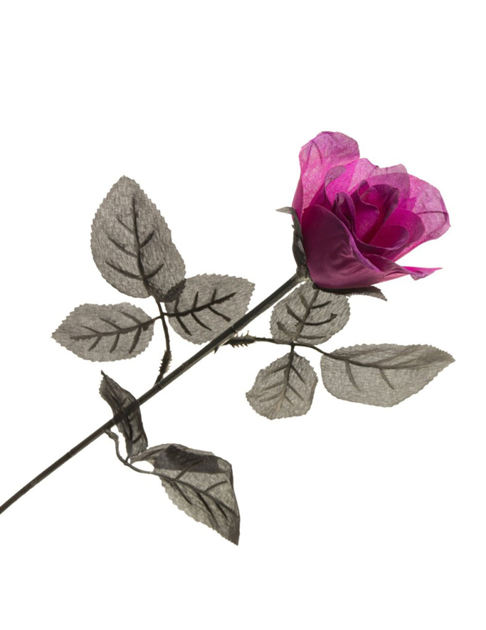 Rose de fête pour adulte violette avec tige sombre