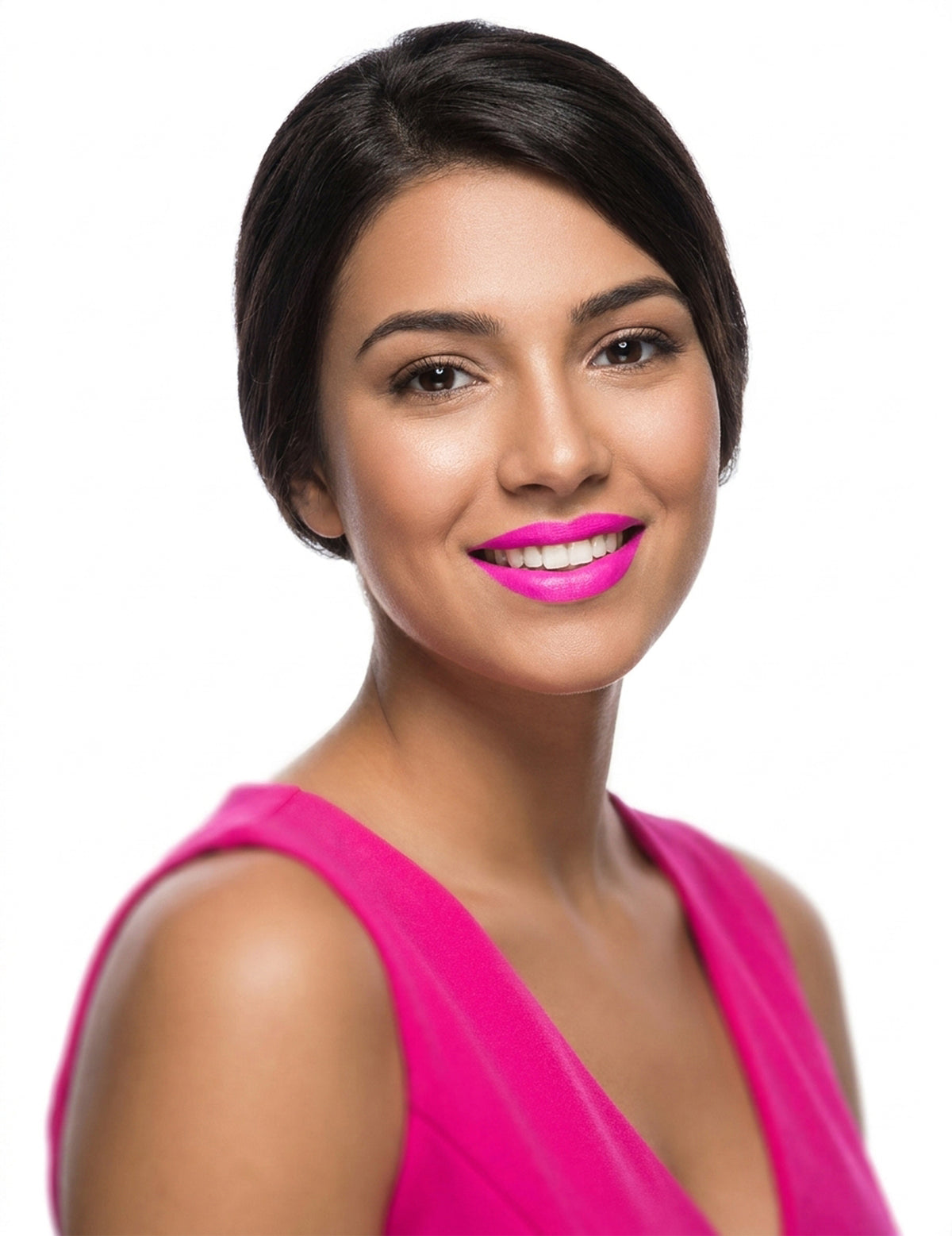 Batom fluorescente cor de rosa