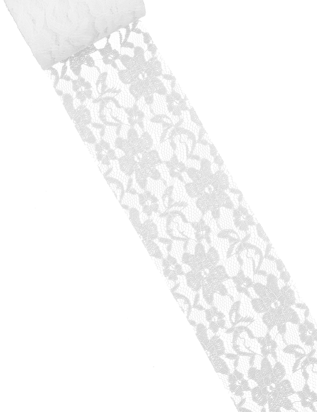 Rouleau dentelle vintage pour décoration blanc
