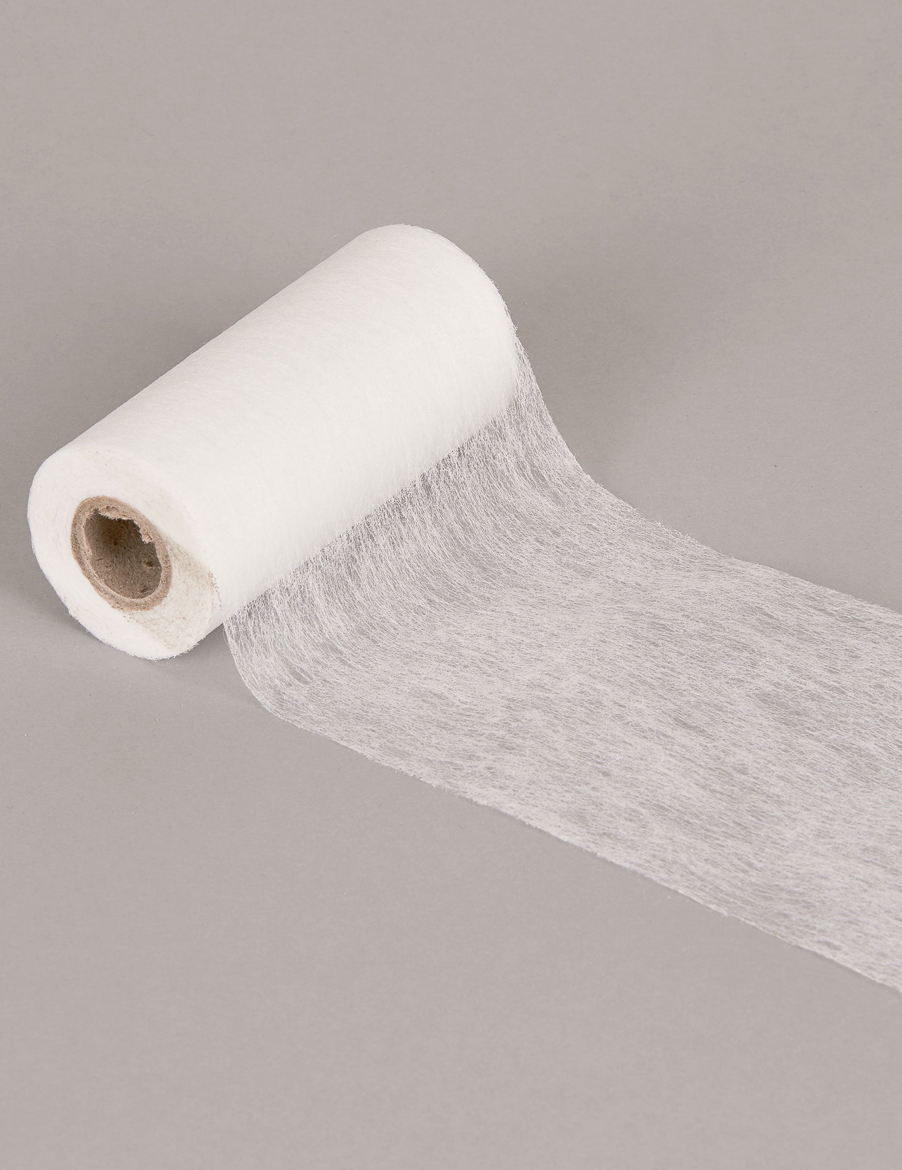 Rouleau intissé pour décoration blanc