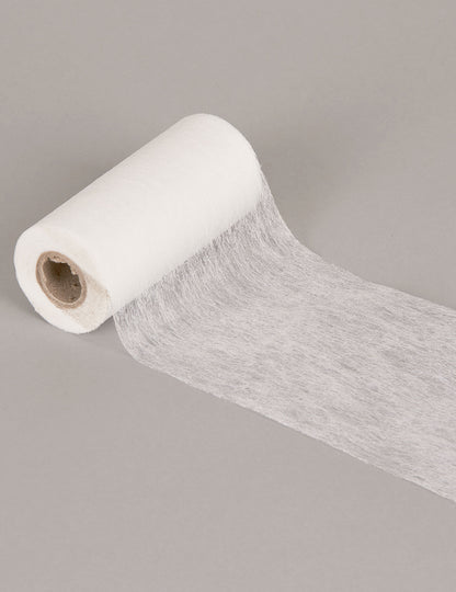 Rouleau intissé pour décoration blanc