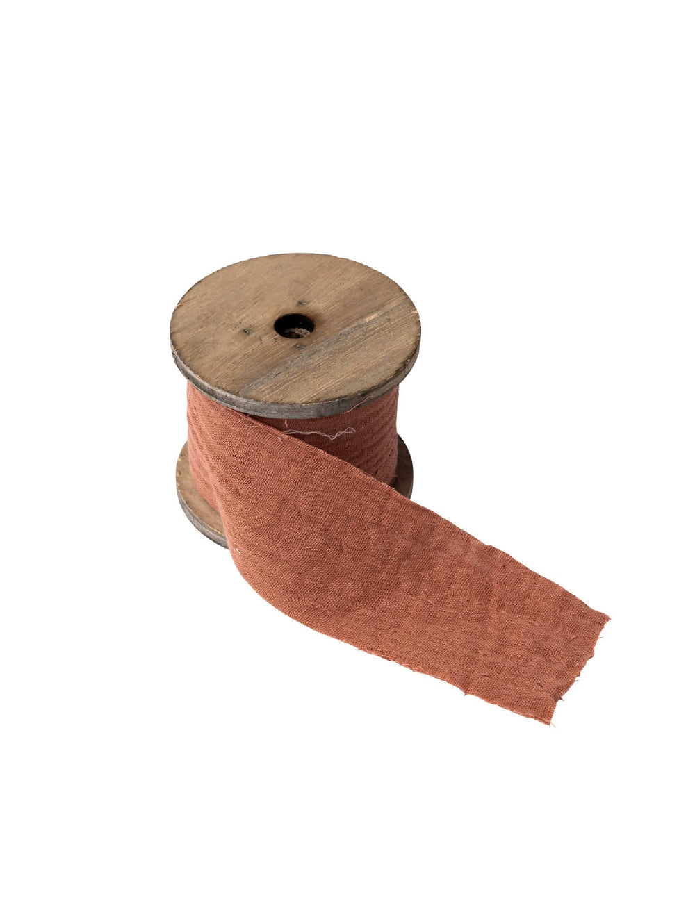 Fita de gaze de algodão estilo boémio para decoração cor de rosa envelhecido
