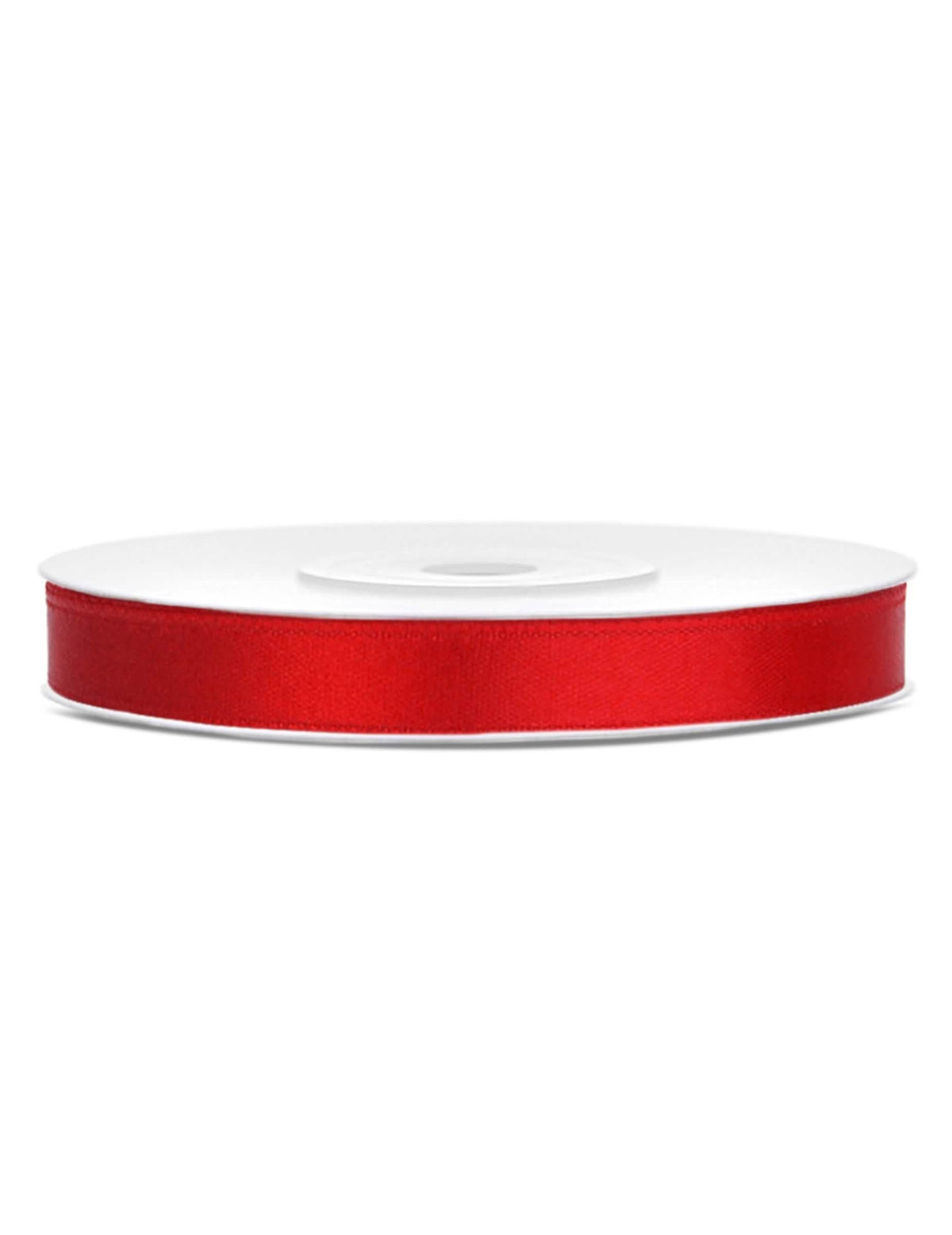Fita de cetim vermelho 0.6 cm x 25 m