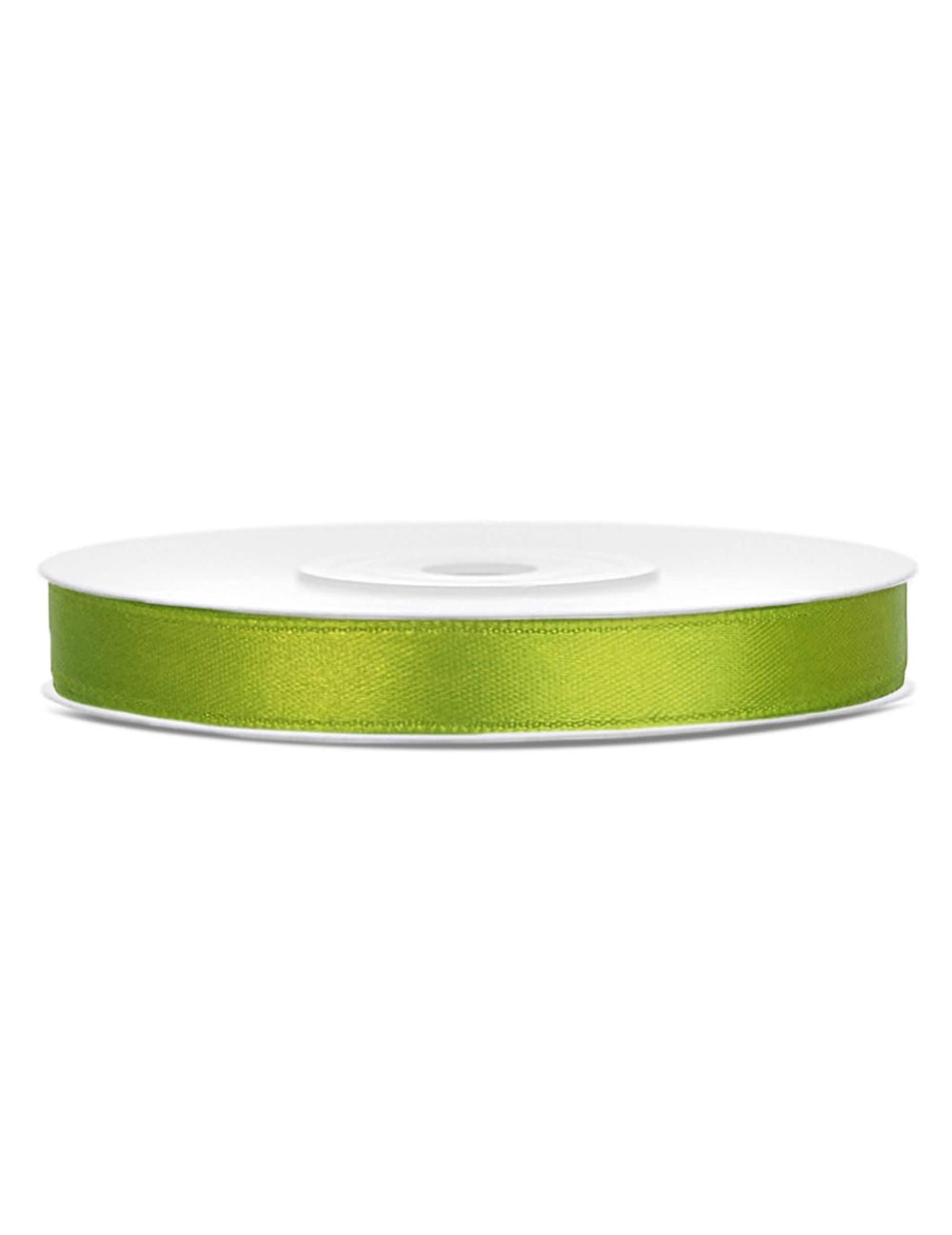Fita de cetim decorativa para trabalhos manuais verde maçã