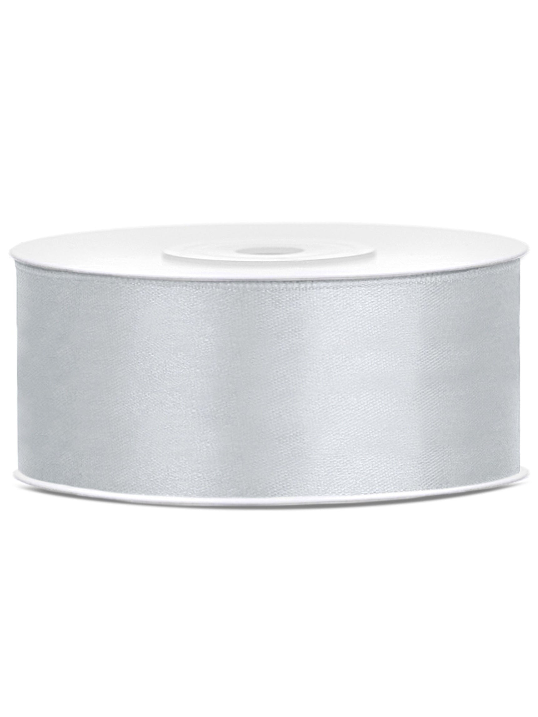 Ruban satin pour décoration argent