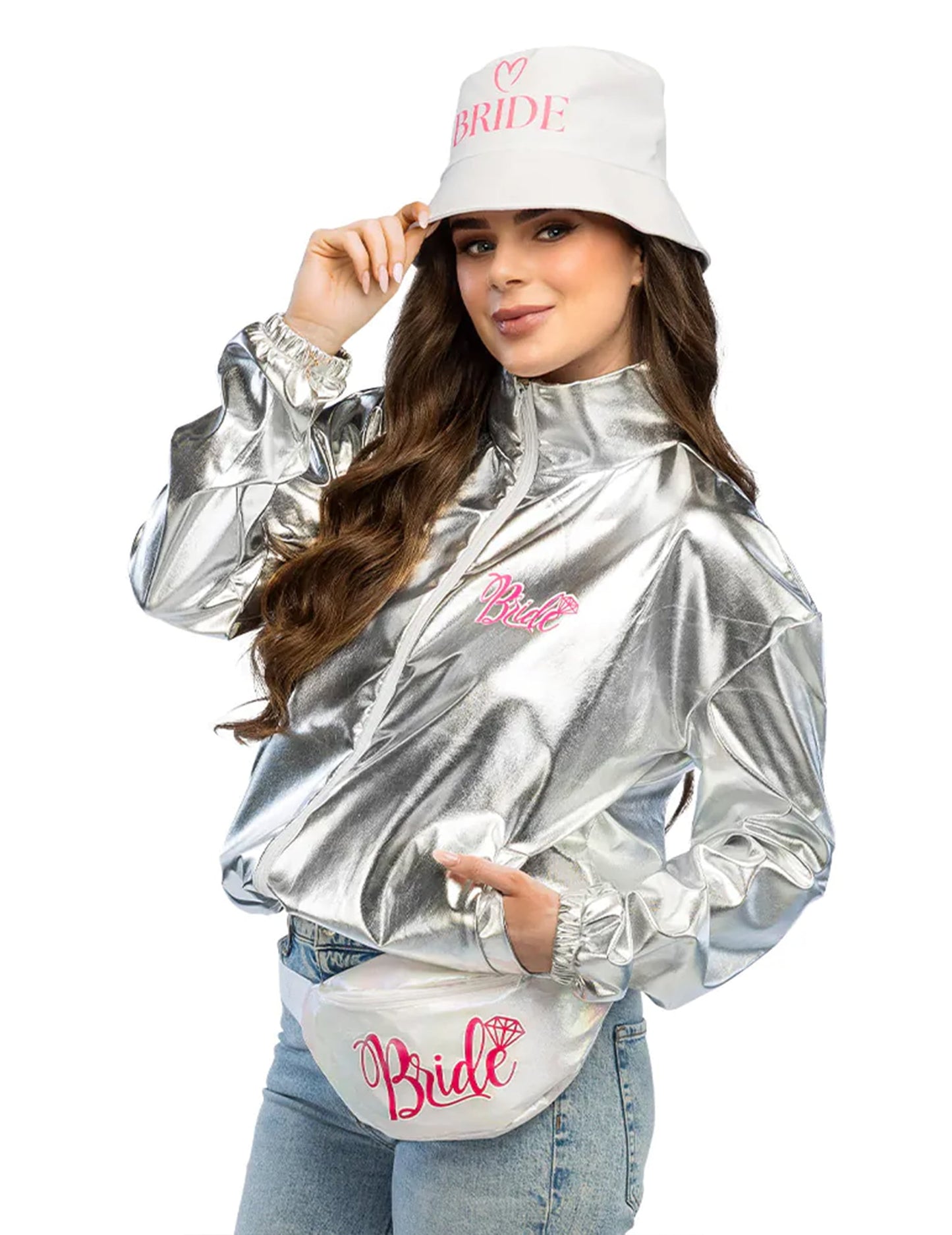 Bolsa de cintura Bride branca para adulto