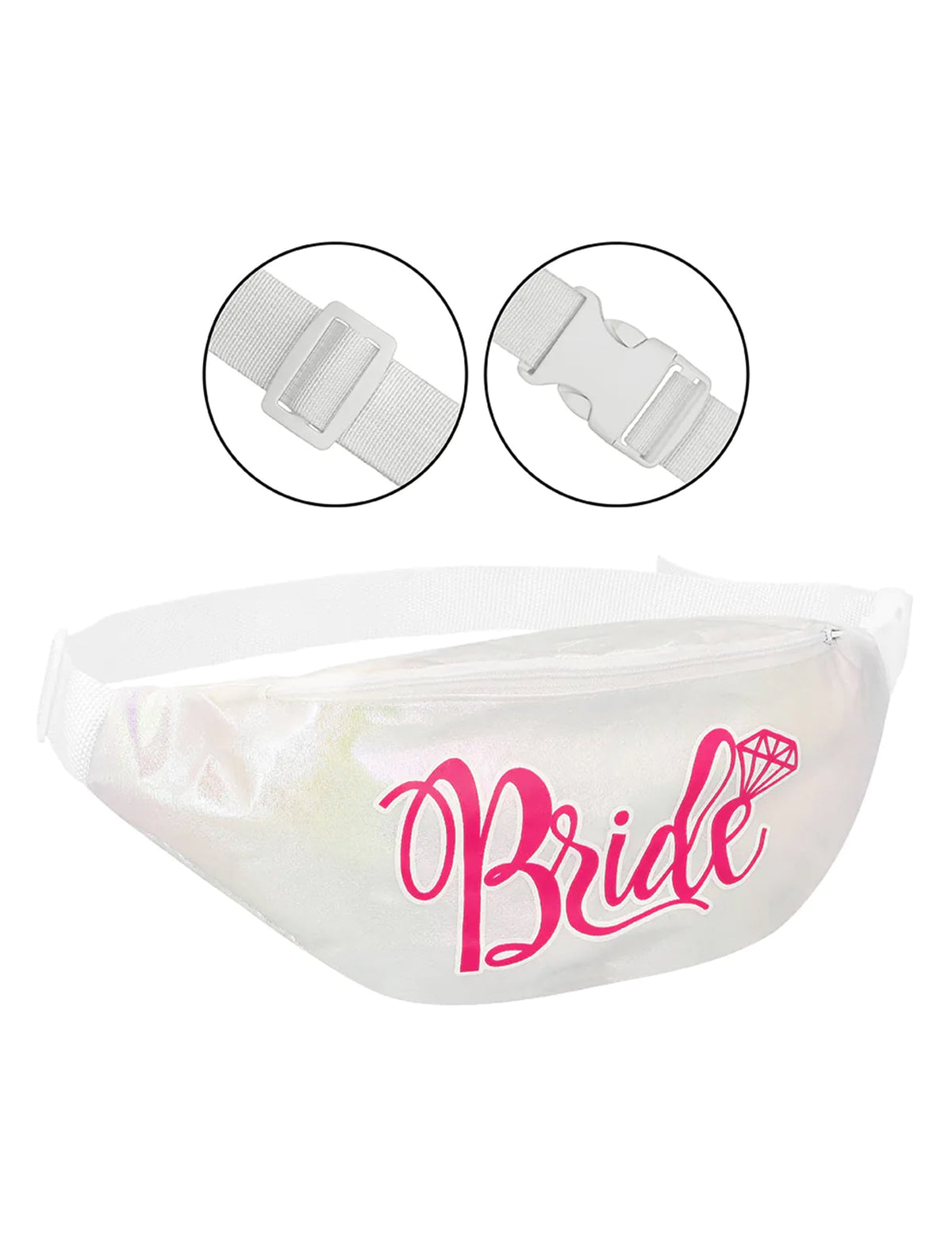 Pochete Bride branca adulto