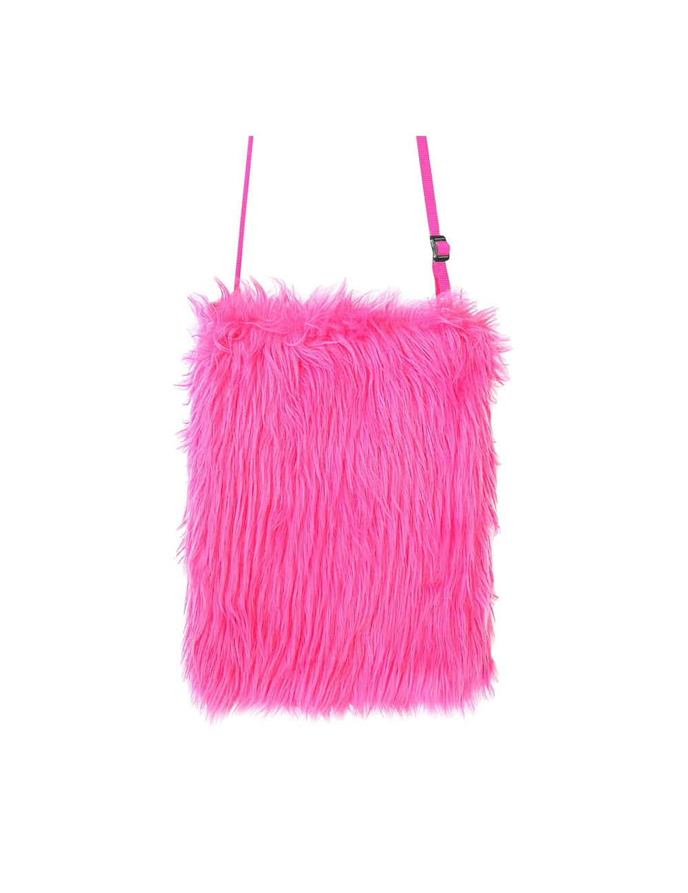 Saco em peluche para adulto cor de rosa fluo