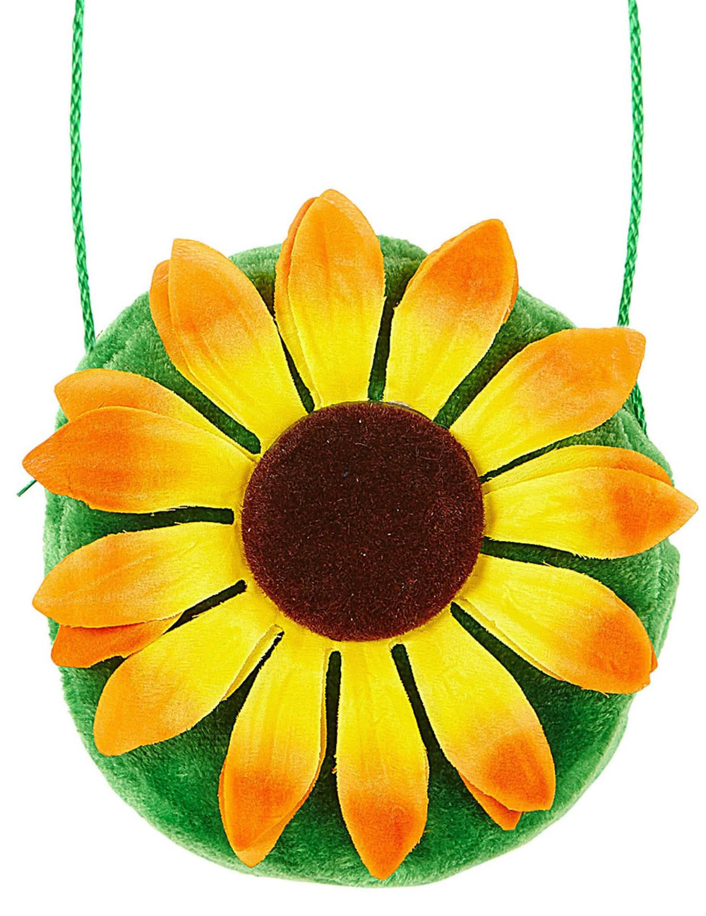 Grande plano da flor da mala hippie para mulher