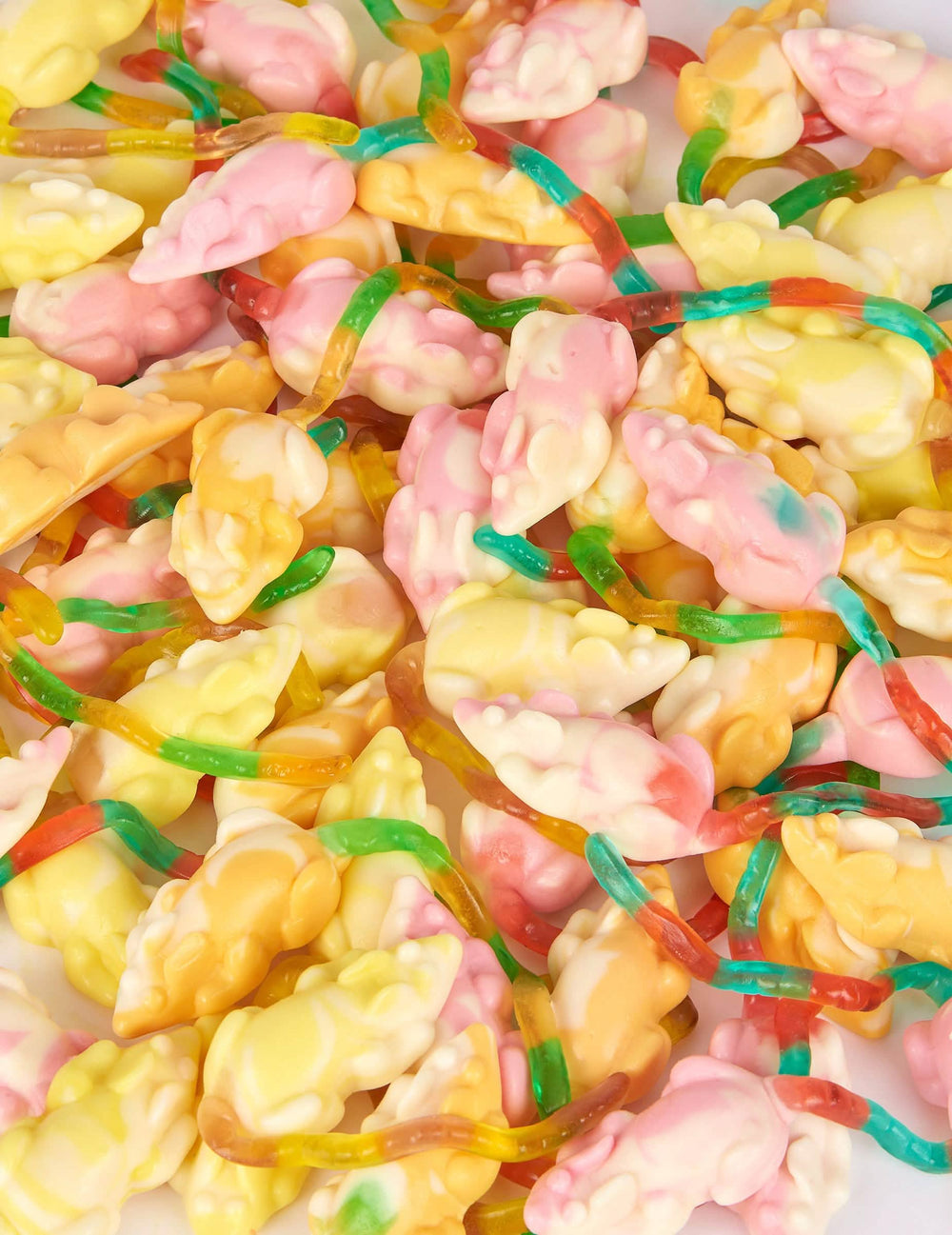 Saqueta de rebuçados rato para festa multicolores
