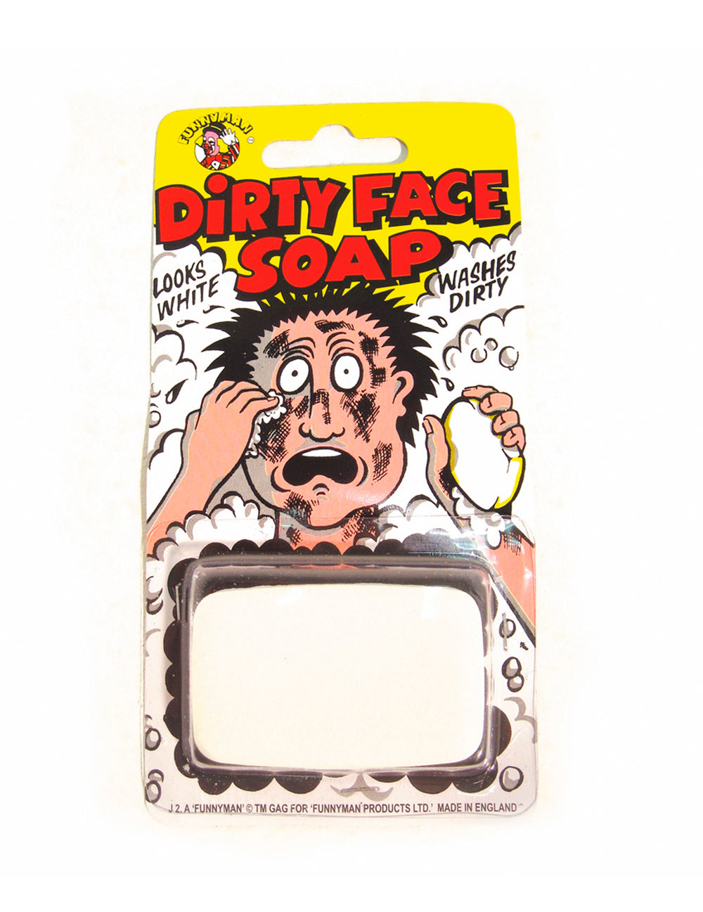 Savon noircissant farces et attrapes pour adulte et enfant blanc