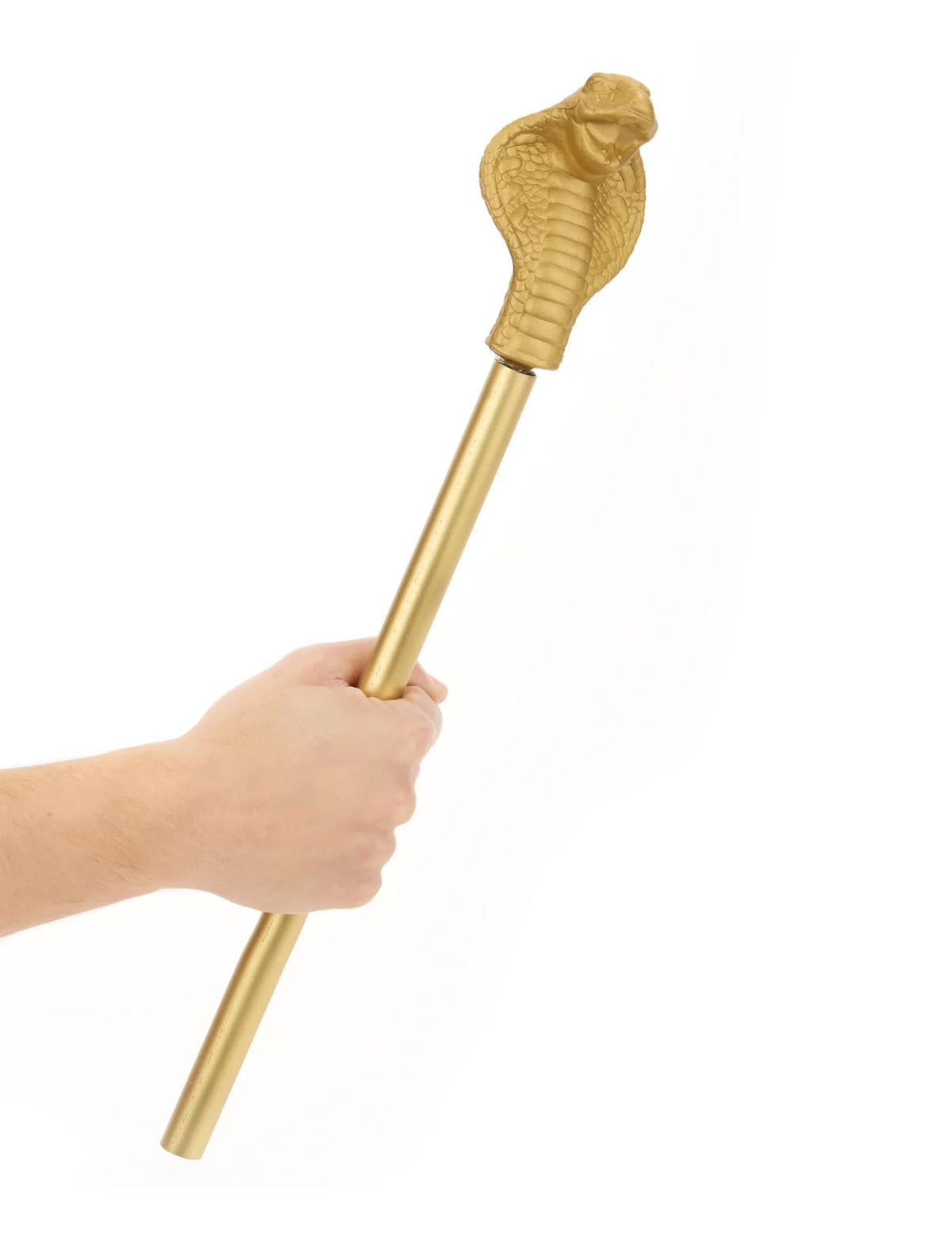 Sceptre égyptien pour adulte or avec tête de cobra