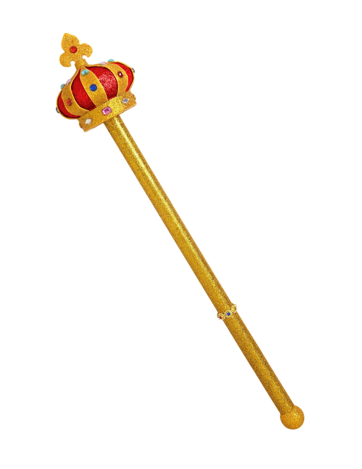 Vue entière du sceptre royal pour adulte