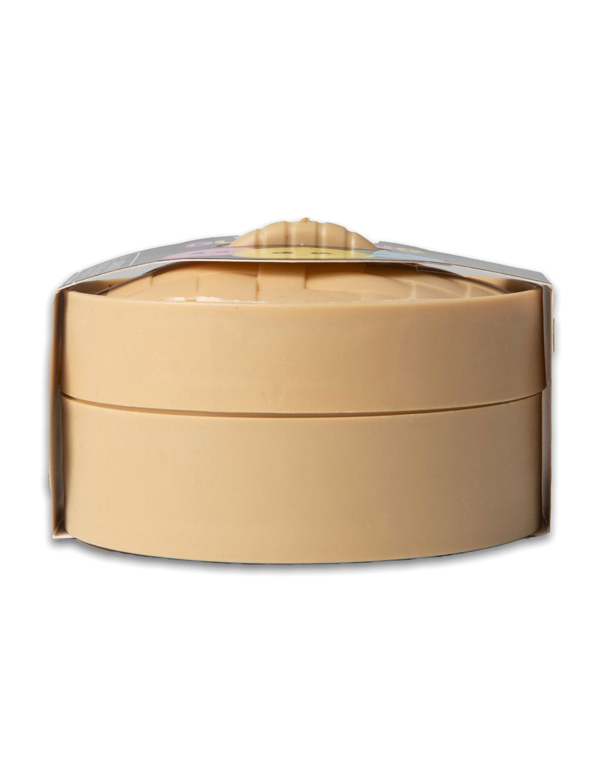 Vue de profil du panier vapeur de la balle anti stress Scrunchems Bao