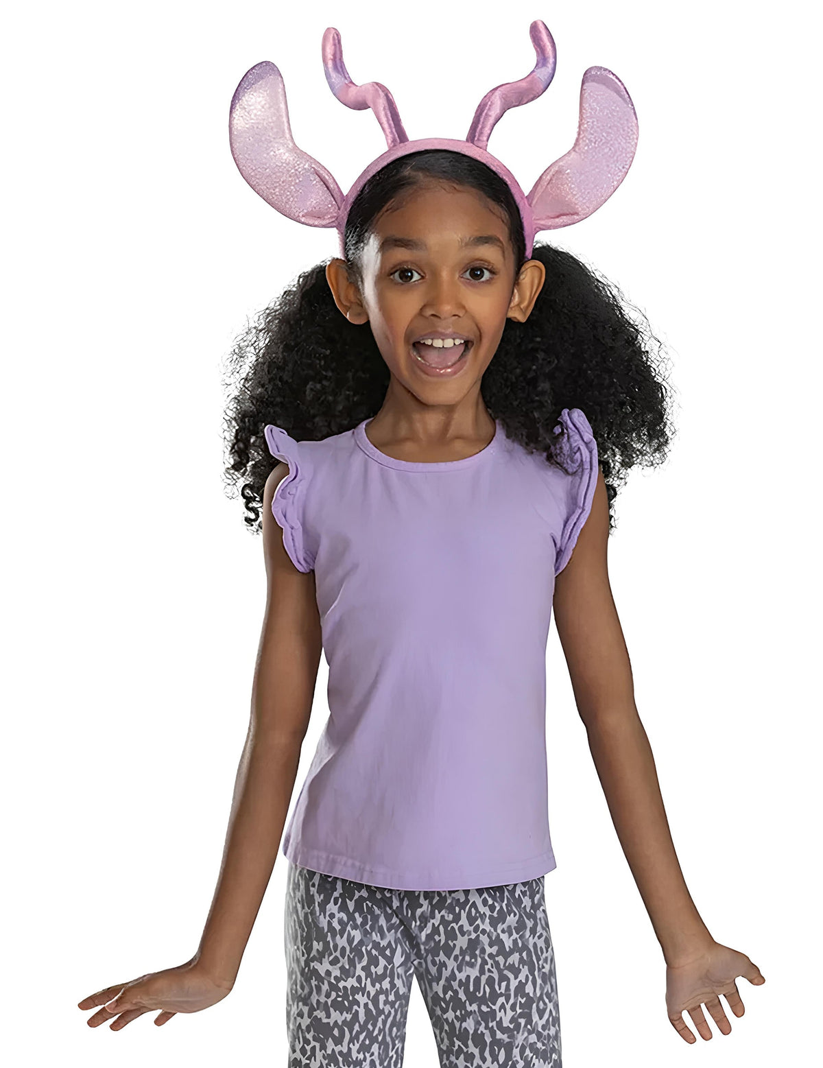 Serre-tête Angel Stitch™ pour enfant rose à paillettes