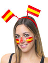 Diadema com bandeiras de Espanha para adulto