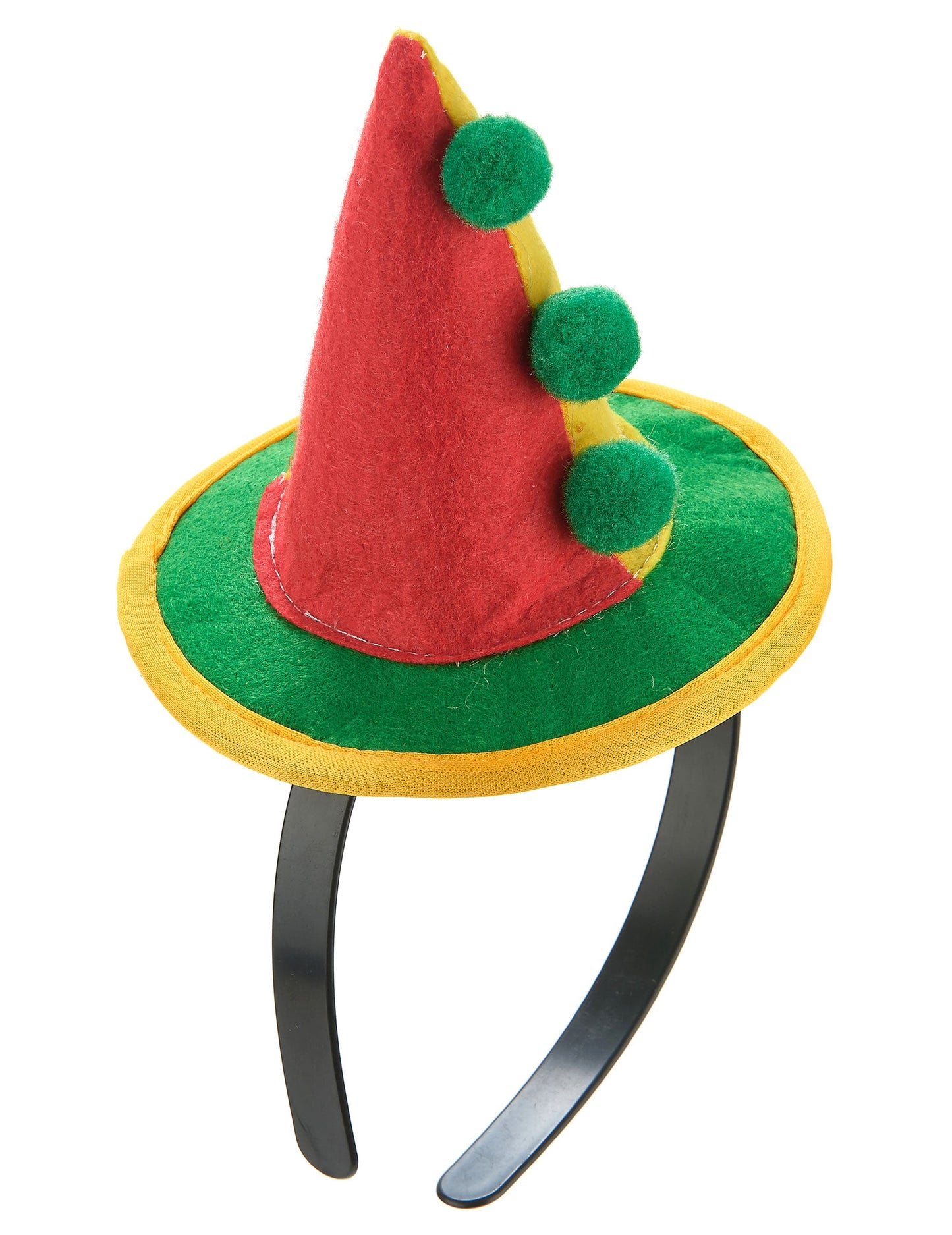 Bandolete mini chapéu palhaço adulto