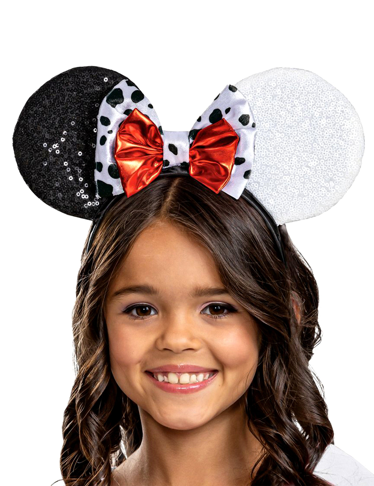 Diadema Minnie™ Cruella para criança