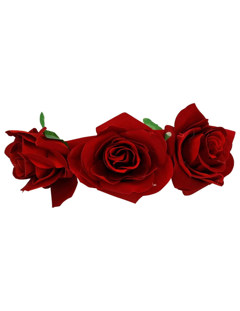 Grande plano das flores rosa vermelhas da tiara