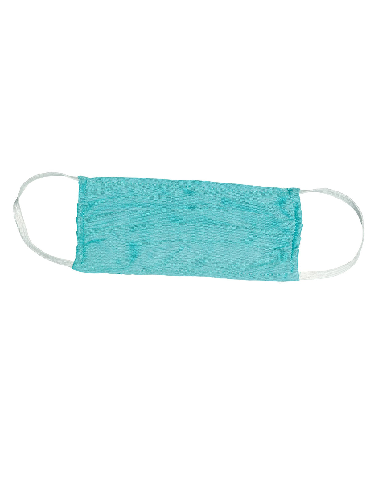 Masque en tissu bleu turquoise du set accessoires docteur pour adulte