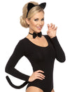 Conjunto de gato preto para adulto