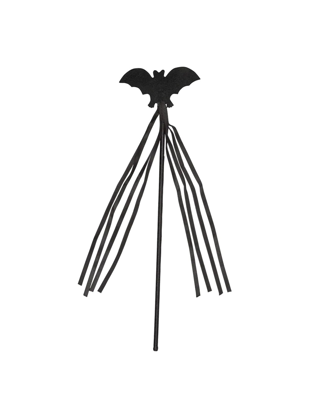 Baguette noire à rubans du set chauve-souris pour adulte