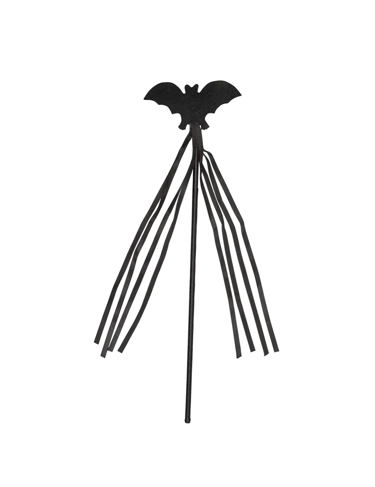 Baguette noire à rubans du set chauve-souris pour adulte