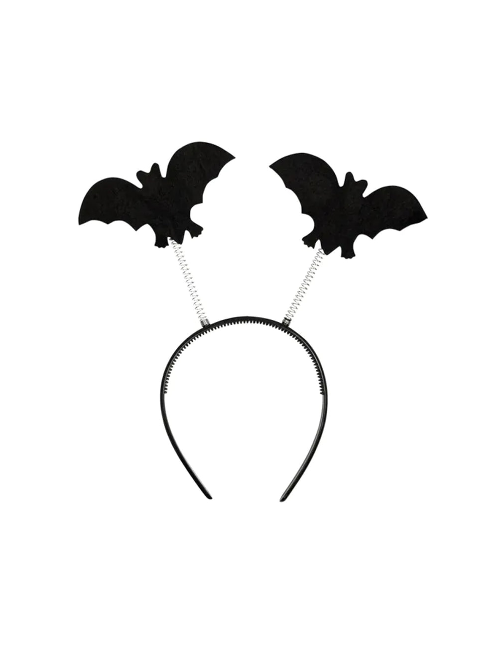 Serre-tête noir à ressorts avec chauves-souris du set chauve-souris pour adulte