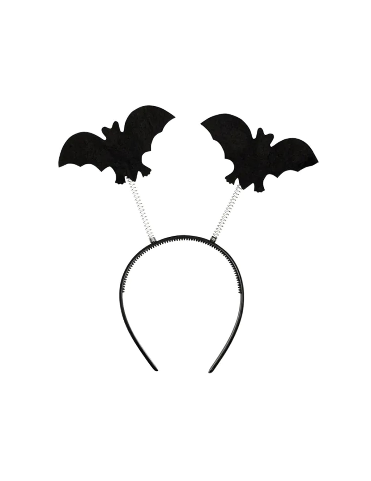 Serre-tête noir à ressorts avec chauves-souris du set chauve-souris pour adulte