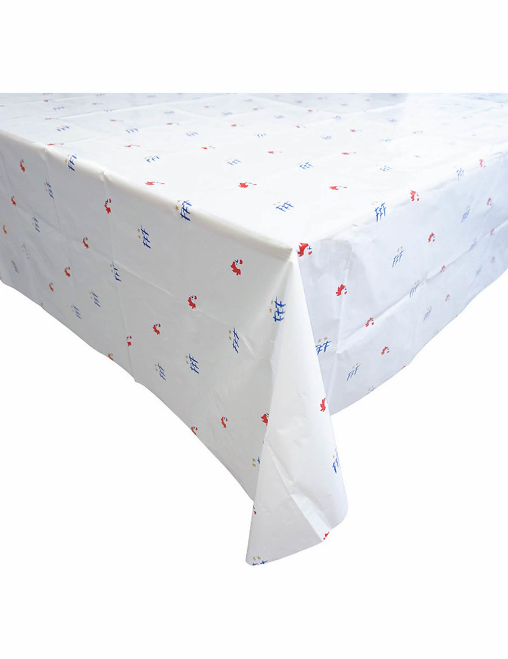 Detalhe da toalha de mesa do conjunto de decoração de mesa adepto frança