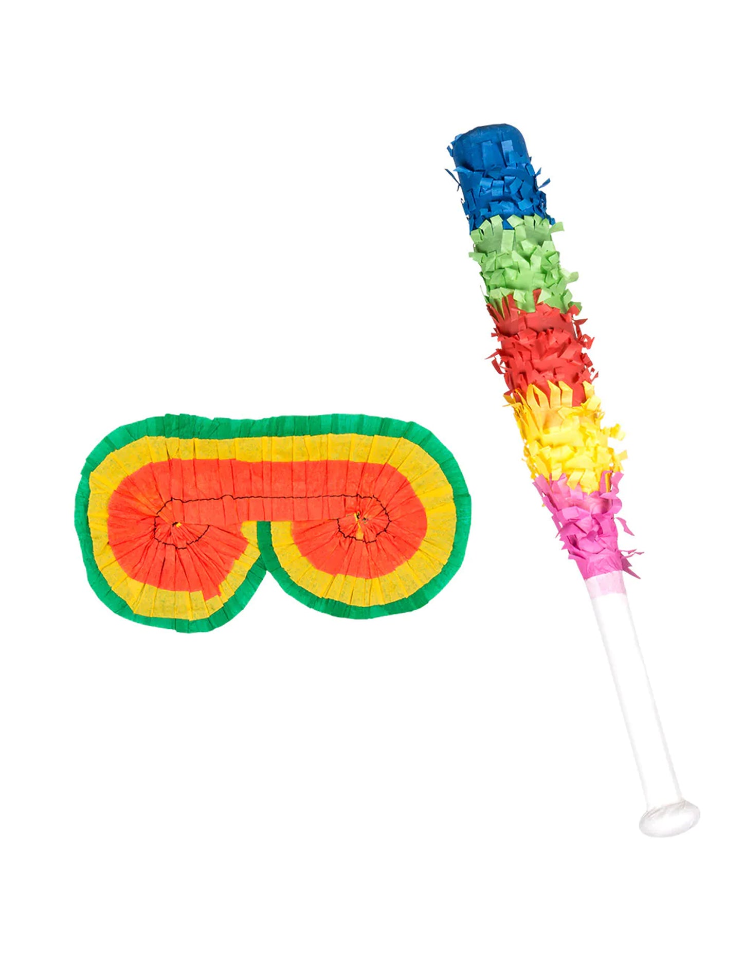 Kit Piñata bastão e máscara