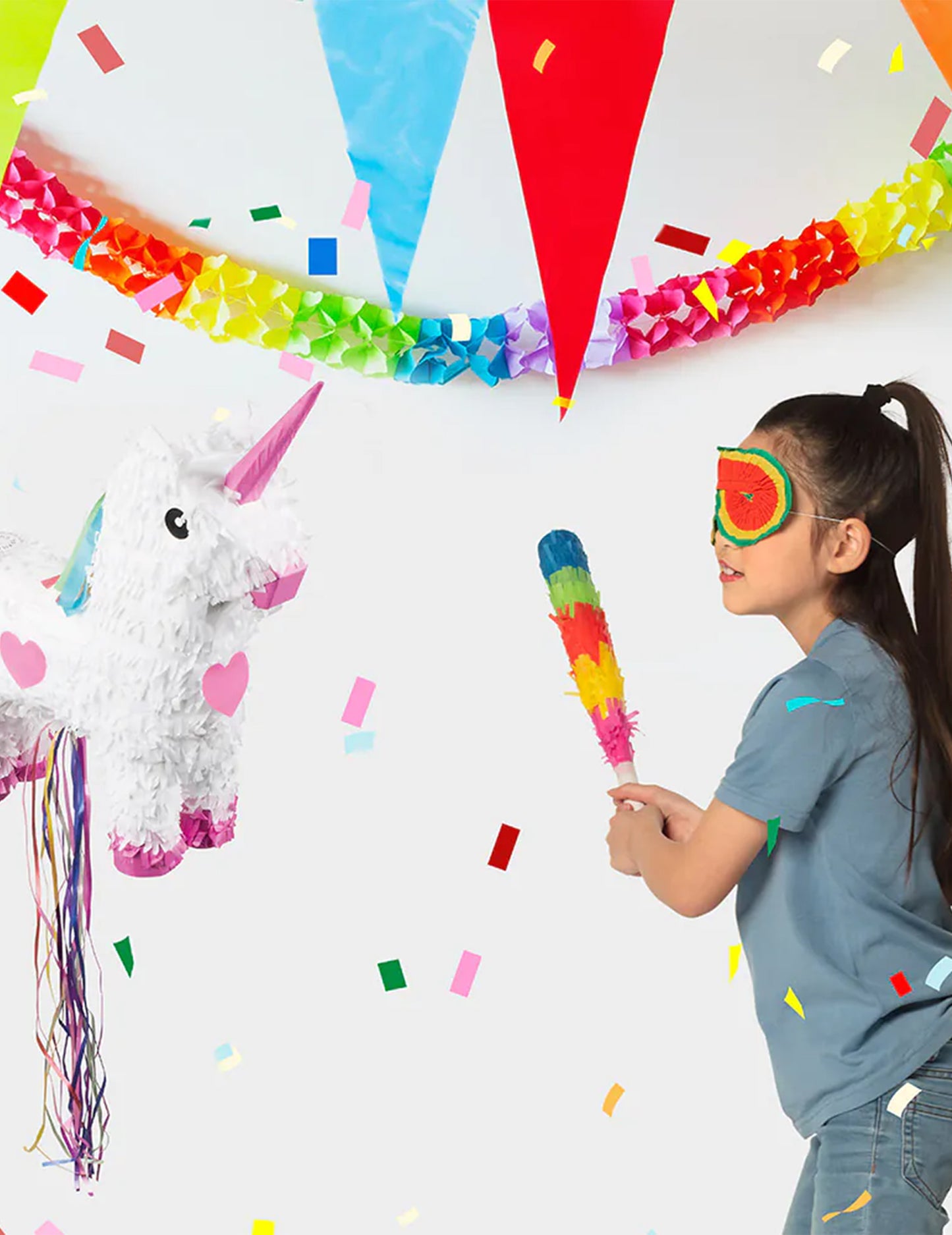 Kit Piñata bastão e máscara