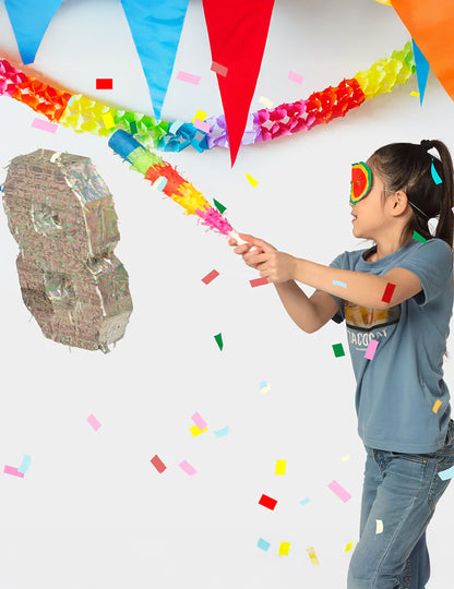 Kit Piñata bastão e máscara